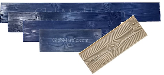 Stamped Concrete Mats Woodgrain Concrete Floor Stamps 5 Etsy