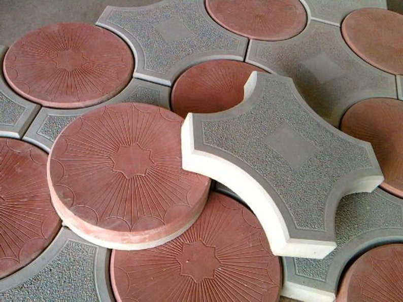 Concrete Stepping Stone Molds PS 20160/R. Set of 4 Paver Molds Etsy