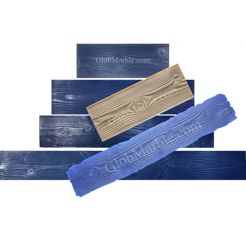 Stamped Concrete Mats SM 5000. Woodgrain Concrete. 9 Wide Wood Planks