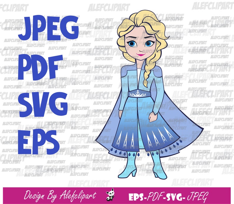 Download Elsa svg Elsa Frozen 2 svg Frozen SVG Frozen Silhouette | Etsy