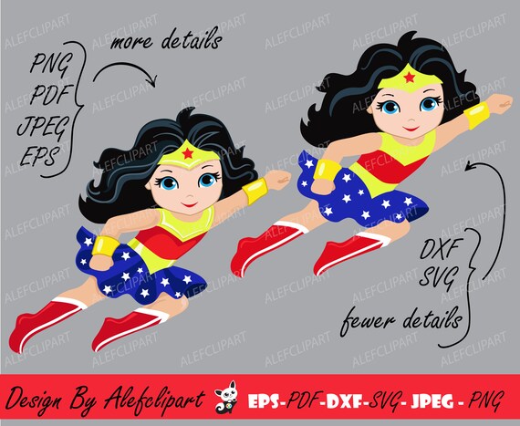 Download Svg Girl In Costume Wonder Women In Flight Svg Superhero Etsy