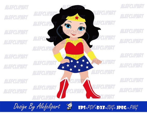 Download Svg Girl In Costume Wonder Women Svg Superhero Silhouette Etsy