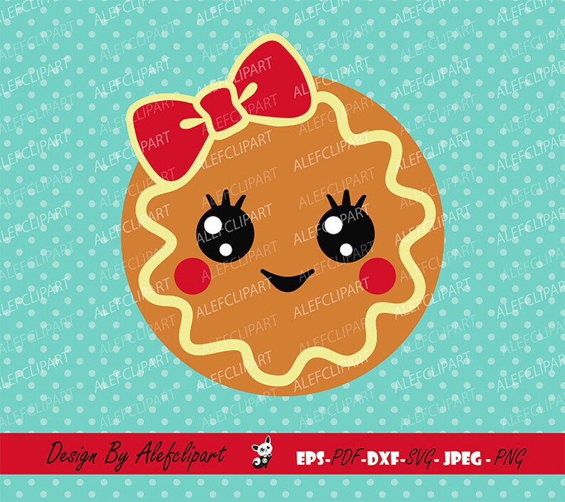 Download Gingerbread Girl svg dxfChristmas Sweet | Etsy