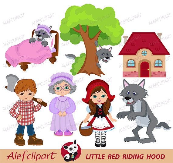 Little Red Digital Clipart For Personal And Commercial Use | Etsy