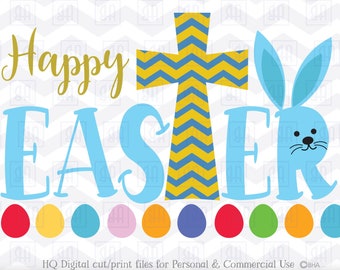 Happy Easter svg, Easter svg, Easter cutting files, Easter T shirt DIY