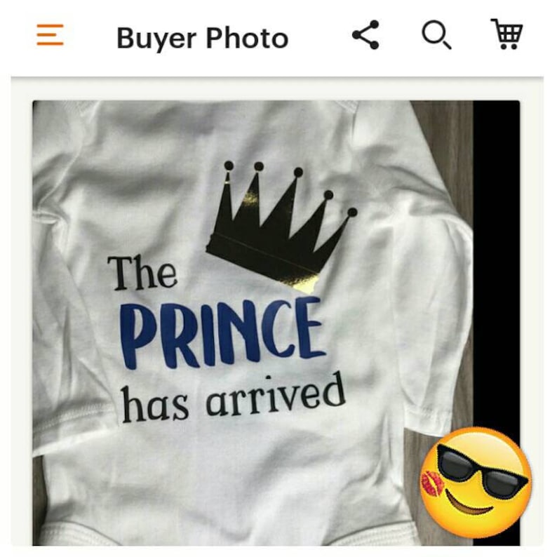 The Prince Has Arrived SVG Prince Crown SVG file Baby boy ...