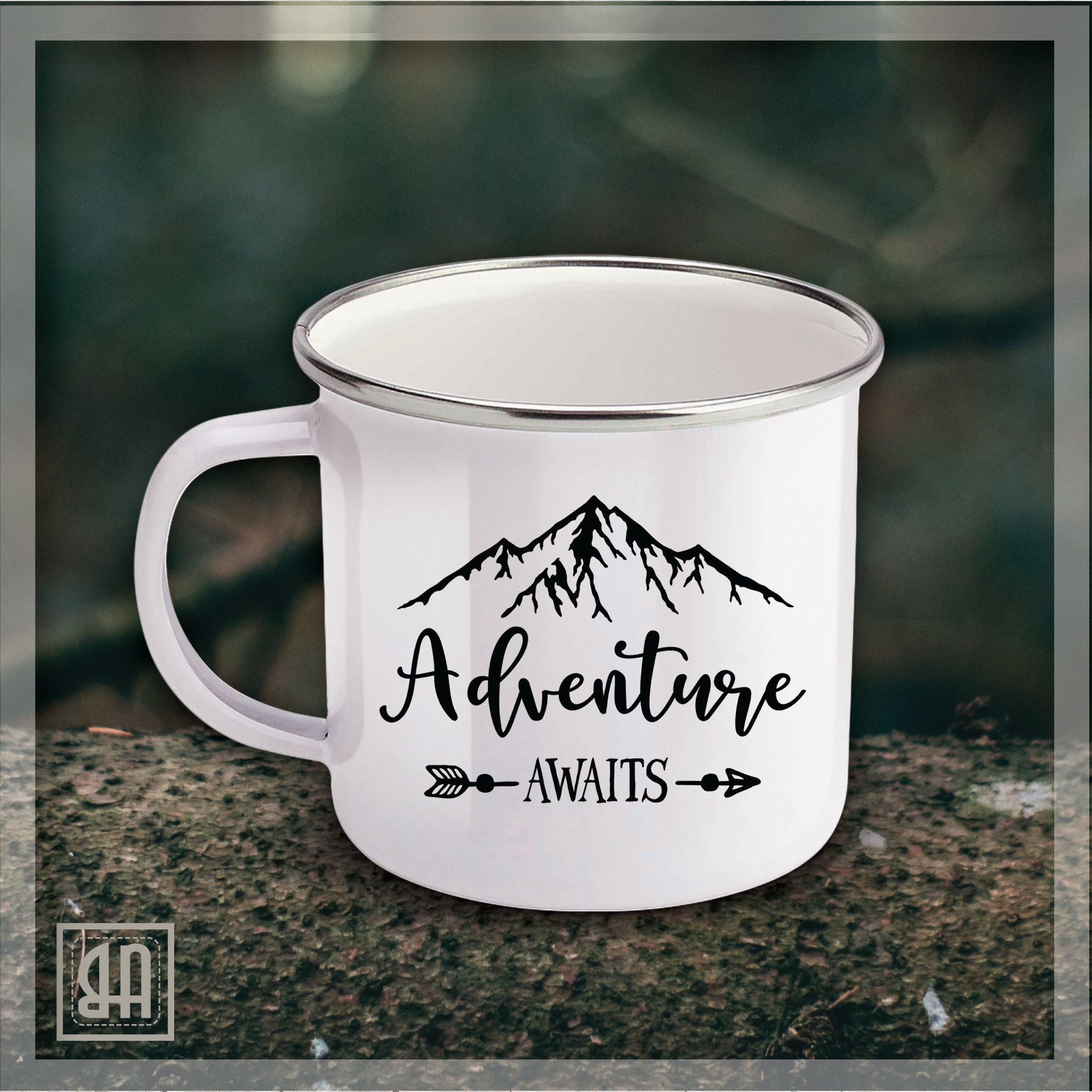 Personalized Camp Mug Adventure awaits mug Camp Mug Etsy