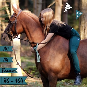 eBook PDF sewing pattern AnniNanni riding leggings girls children