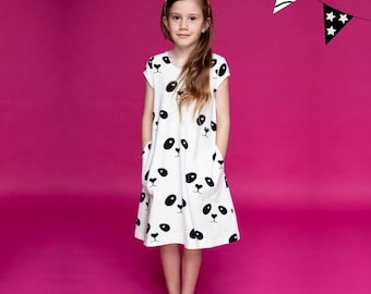 eBook PDF sewing pattern AnniNanni elf dress jersey dress