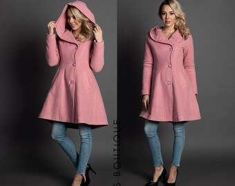 plus size womens winter swing coats