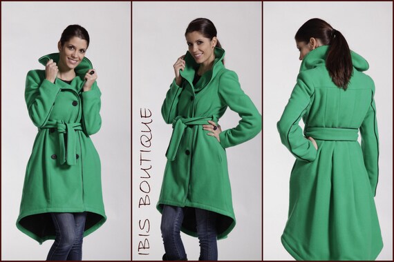 Elegante inverno primavera Taglie forti donna cappotto | Etsy Autunno Primavera Colletto con Intaglio Donna Taglie Forti
