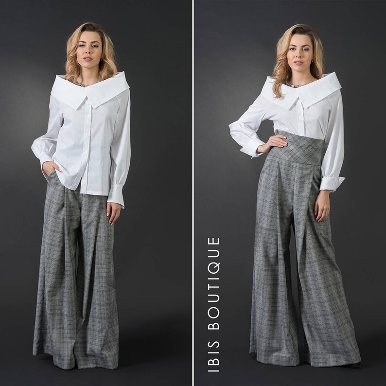 fit and flare palazzo pants