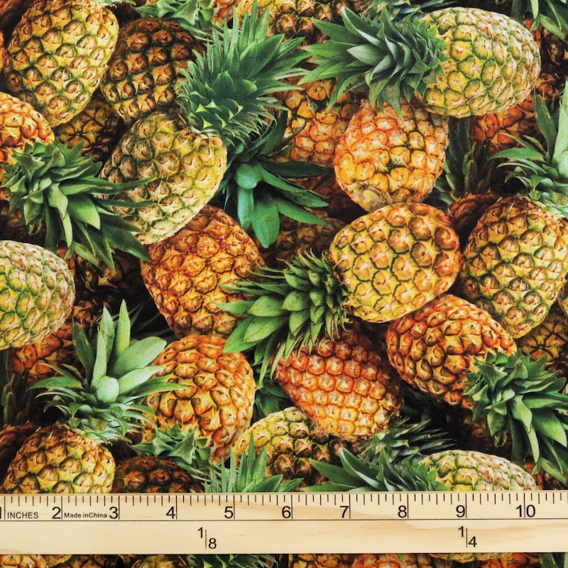 Pineapple Fabric - Etsy