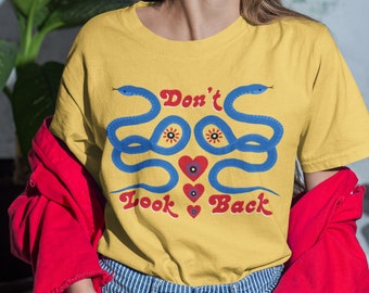 Don't Look Back Shirt, Retro Mental Health Shirt, Mental Health Awareness, Self Love, Motivational Shirt, Inspirational Shirt, Self Care