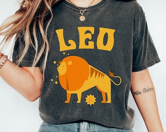 Leo Horoscope Shirt, Zodiac Shirt Leo, Leo Astrology Gift, Horoscope Shirt, Leo Tshirt, Zodiac Shirts, Retro Leo, Big Leo Energy For Woman