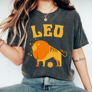 Leo Horoscope Shirt, Zodiac Shirt Leo, Leo Astrology Gift, Horoscope Shirt, Leo Tshirt, Zodiac Shirts, Retro Leo, Big Leo Energy For Woman