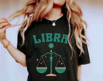 Comfort Colors, Libra Shirt, Libra Horoscope Shirt, Big Libra Energy, Libra Gifts, Zodiac Shirt Libra, Libra Astrology Gift, Zodiac Shirts