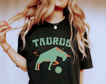 Comfort Colors Shirt, Taurus Shirt, Taurus Horoscope Shirt, Zodiac Shirt Taurus, Taurus Astrology Gift, Zodiac Shirts, Taurus Gift