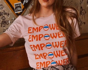 Empowered Women Tee, Feminist T Shirt, Vintage Style Shirts, My Body My Choice, Smash The Patriarchy, Womens Reproductive Rights, Roe V Wade