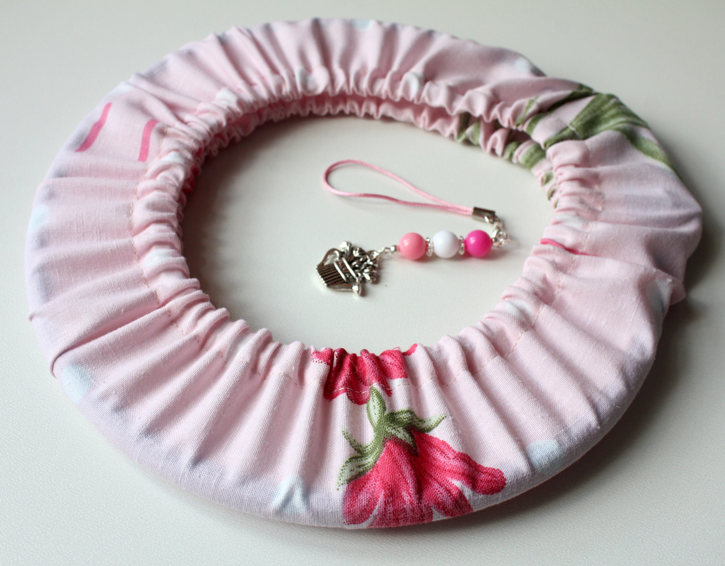 Delicate pink Snap Cover 6 8 and Scissors fob Etsy