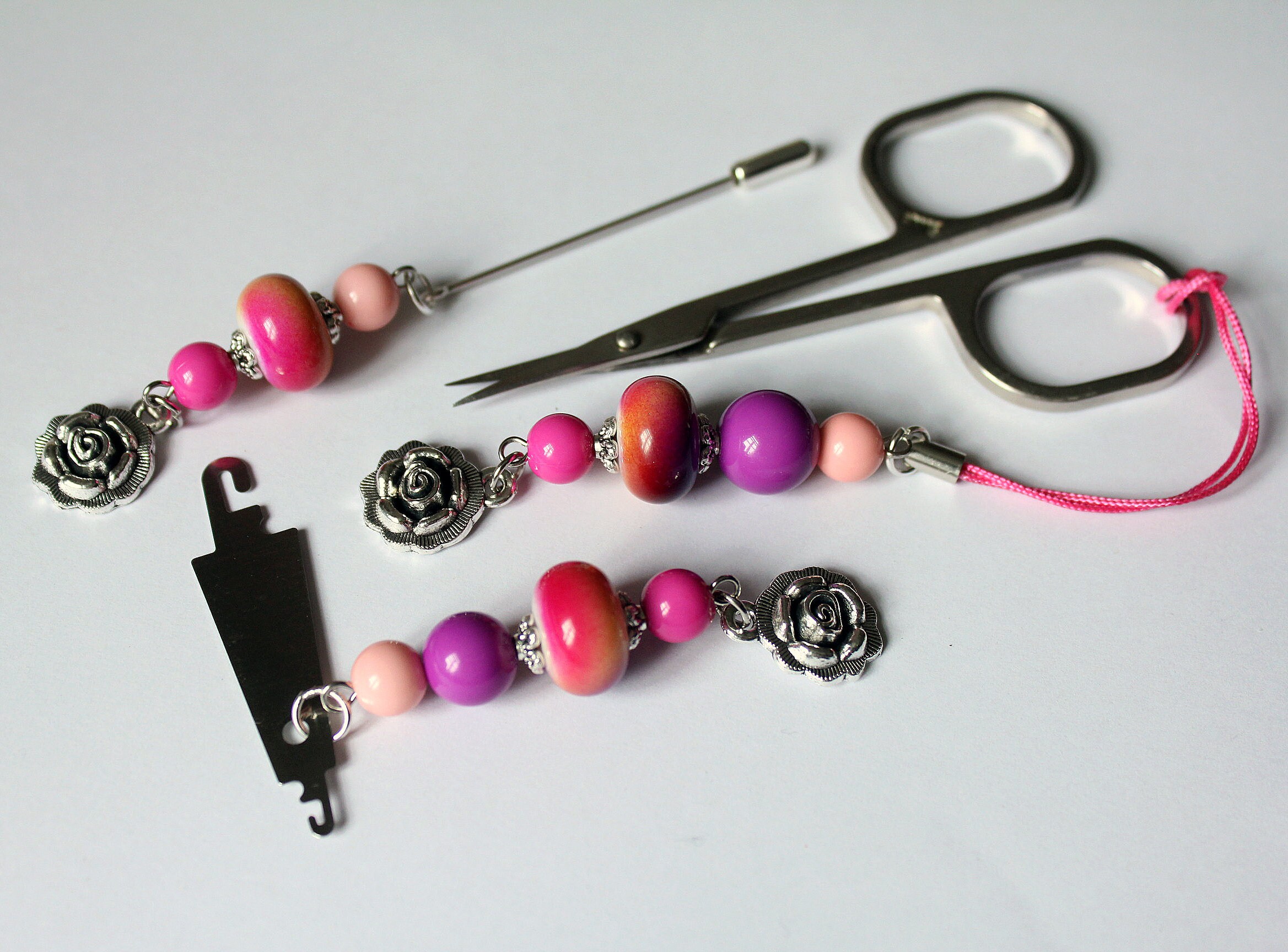 OOAK Needlework Accessory set Victorian roses / Etsy