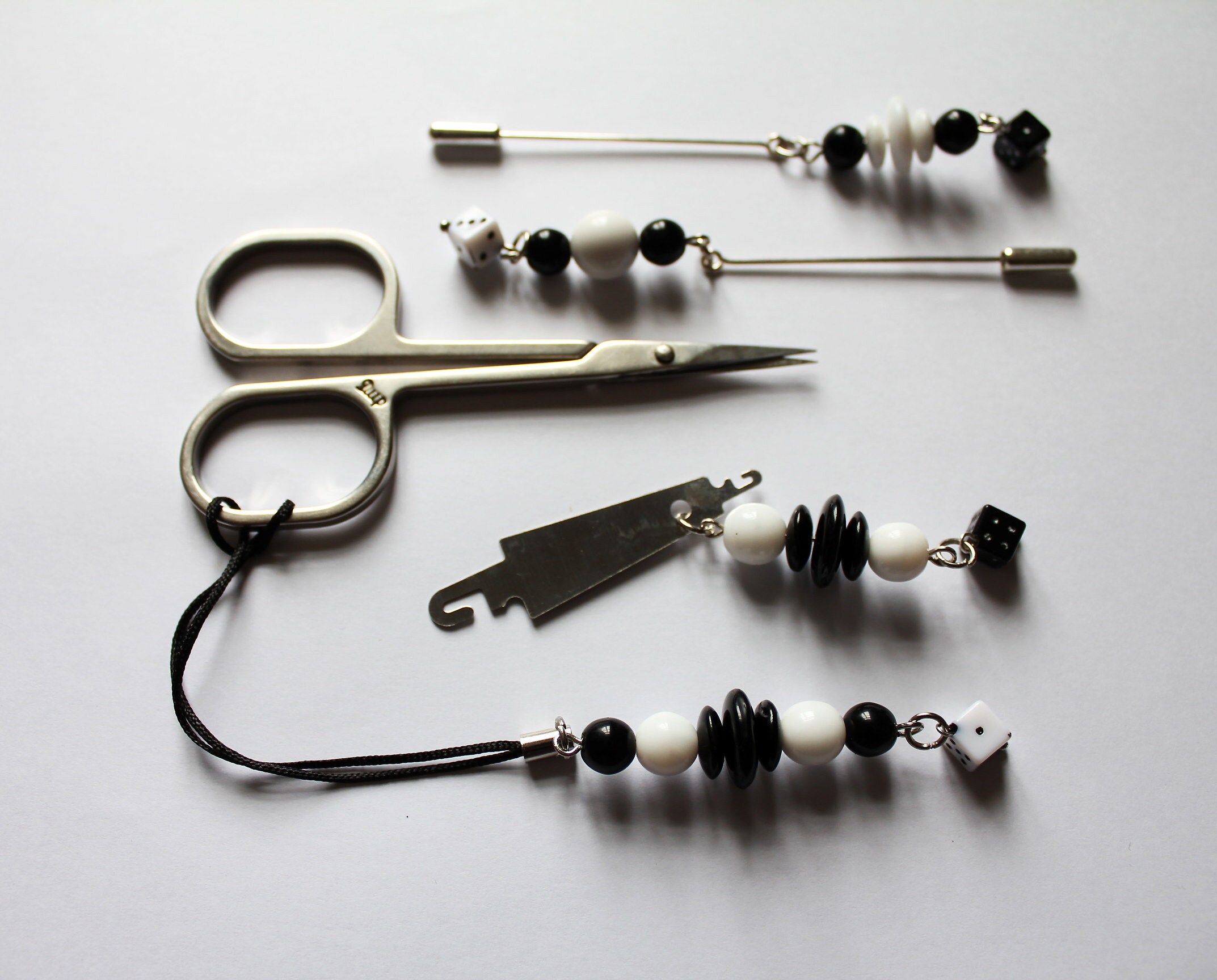 OOAK Needlework Accessory set Casino / Beaded Etsy