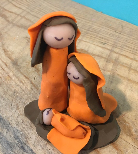 Nativity 3 Figure Orange 1 Piece