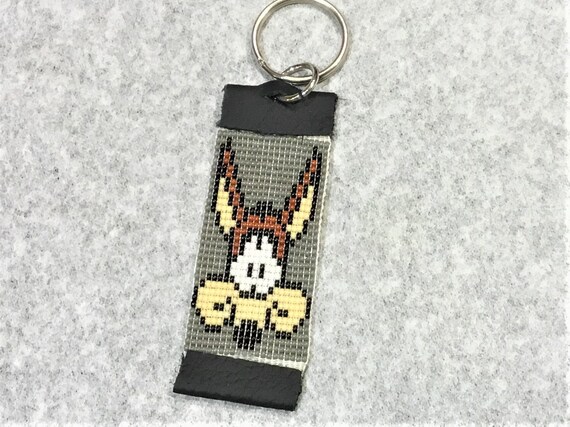 Wiley Coyote Down Memory Lane Cartoon Loom Beaded Keychain