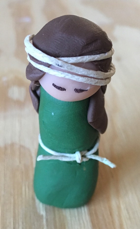 Nativity Clay Shepherd Individual Figurine