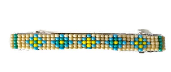Pastels Loom Beaded Hair Barrette