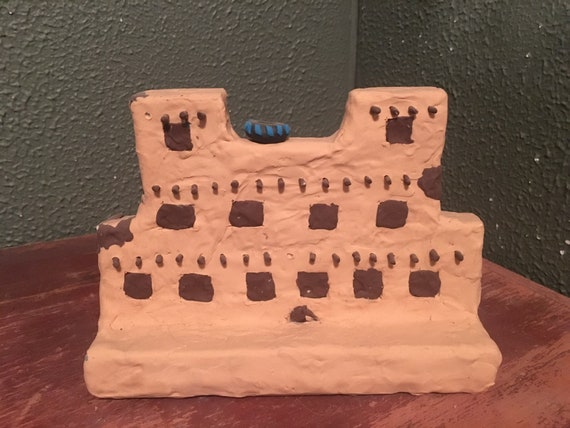 Southwest Pueblo Style Multilevel Adobe Building