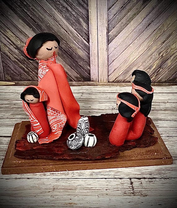 Storyteller in Red Silkscreen