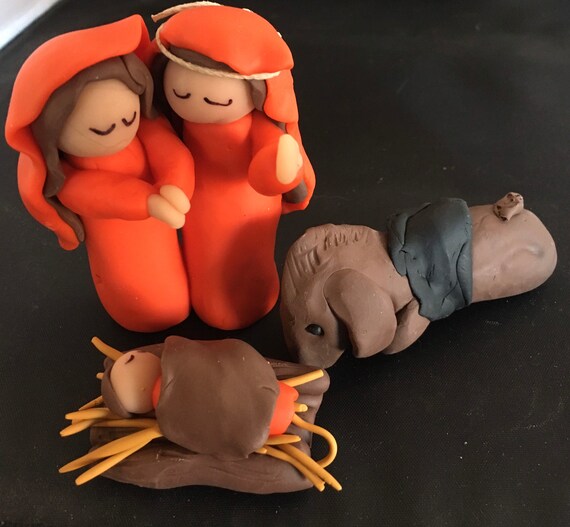 Nativity 3 Piece with Donkey