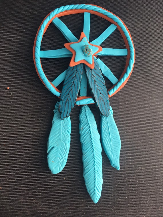 Dream Catcher Polymer Clay Large Ornament