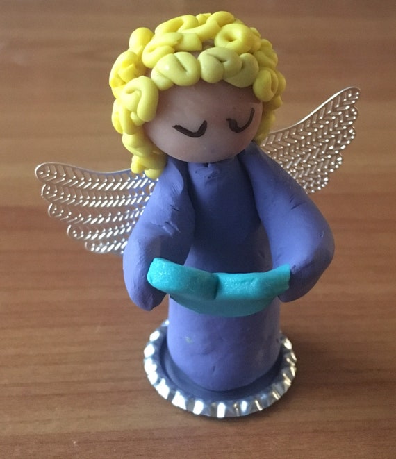 Love Bug Clay Angel with Heart