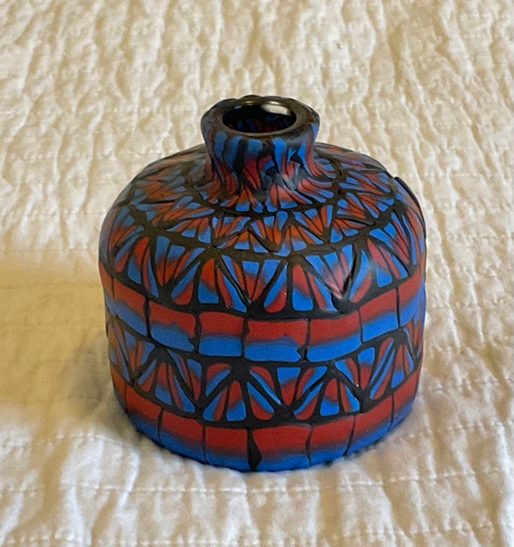 Small Vase Polymer Clay Decor