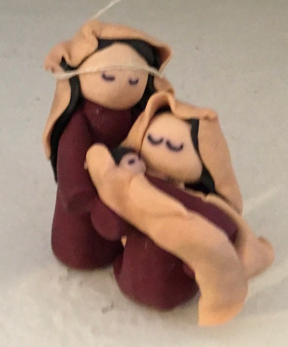 Nativity One Piece in Plum and Tan