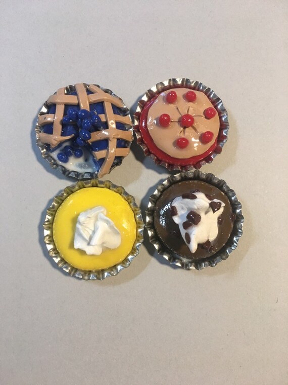 Pie Magnet Polymer Clay