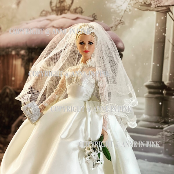 Grace Kelly Monaco Princess Bridal Barbie Digital Download