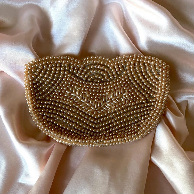 Vintage La regale beaded purse Gorgeous blue and