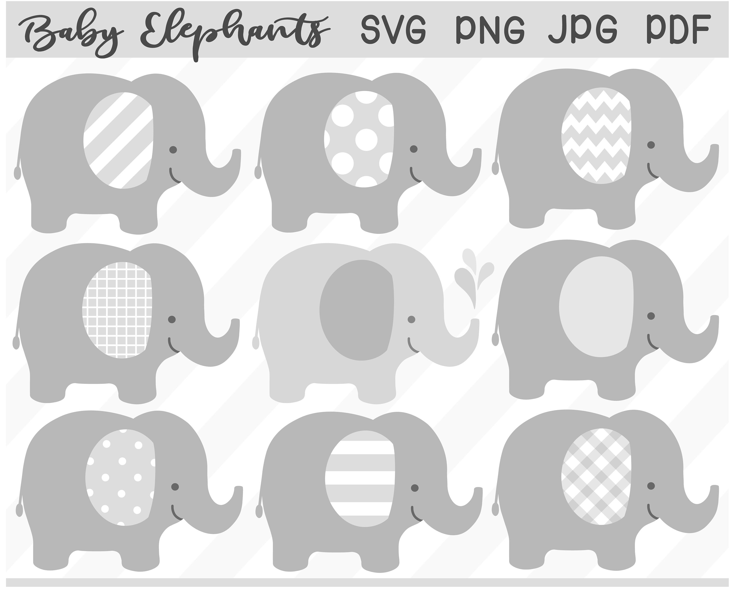 Free Free 204 Baby Elephant Clipart Svg SVG PNG EPS DXF File