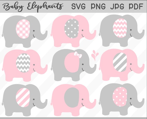 Free Free 213 Pink Baby Elephant Svg SVG PNG EPS DXF File
