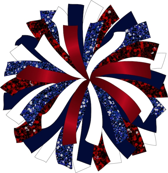 CUSTOM POM - Glitter and Glam Pom Pom Digital Clip Art