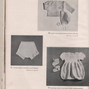1949 Vogue Knitting Book - 12th Edition. 64 knitting patterns from the 40s. Women, Men, Children. PDF image 5
