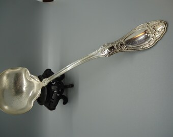 Antique  1847 ROGERS BROTHERS  "SHARON" Silverplate, Soup Ladle 1910