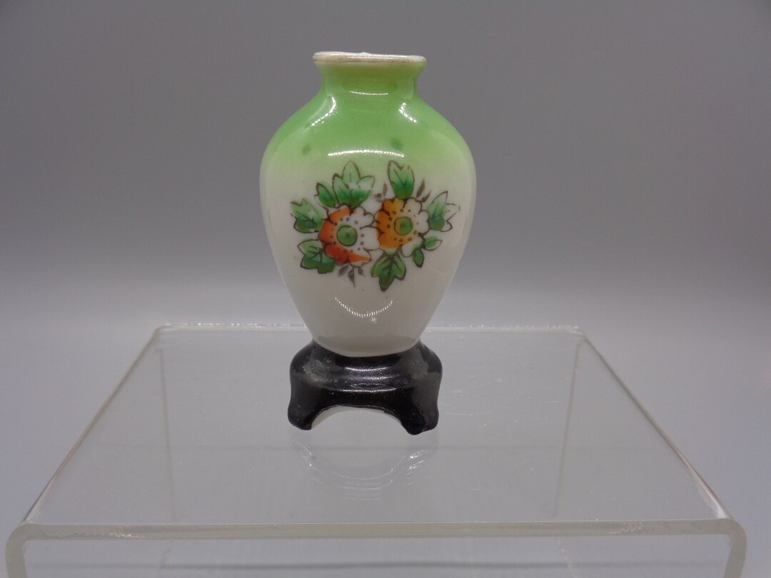 Vintage Rare H.KATO VASE Occupied Japan Figurines Hand Etsy