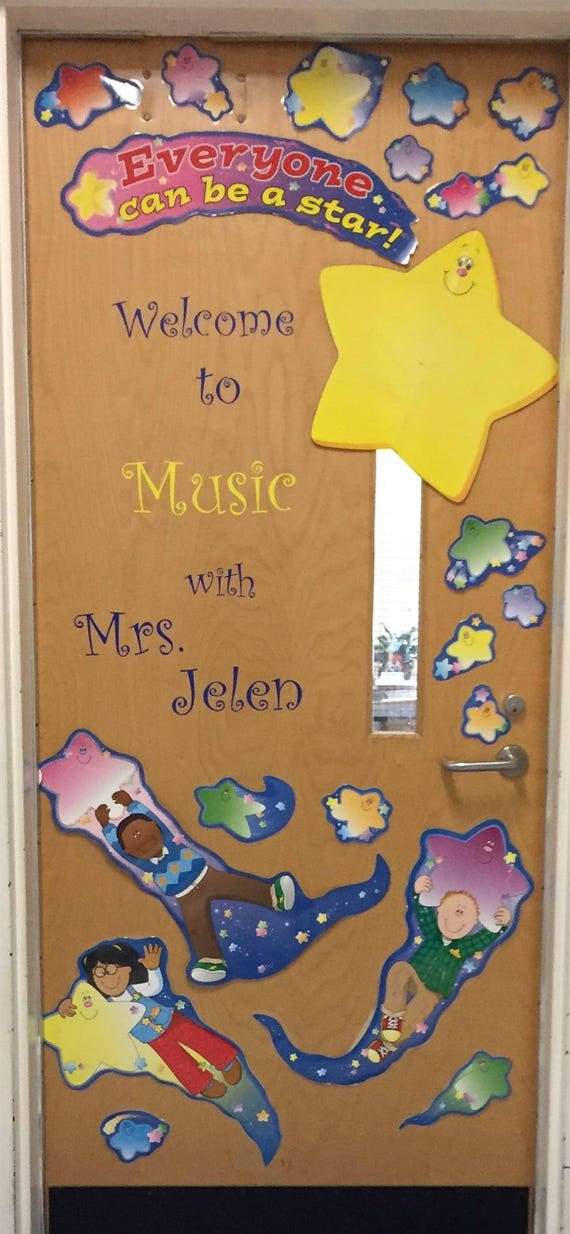 Classroom Door Decal Back To School Decoration Teacher Decor Etsy