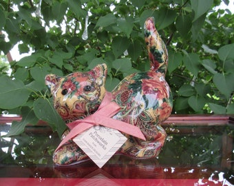 Paisley Cat Kitten Porcelain Patchworks Joan Baker Designs