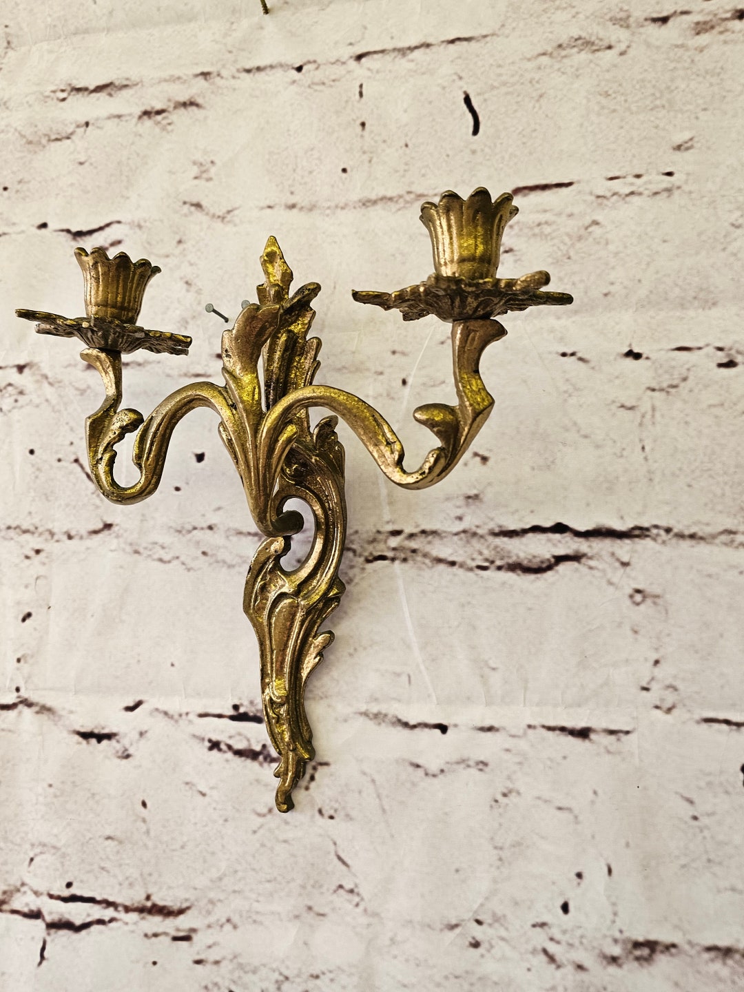 Gorgeous Rococo French Candle Sconce Candlestick Holder - Etsy