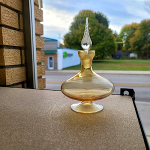 Vintage Murano Art Glas MundgeblasenEs Glas Vanity Parfüm FlaschenStopper